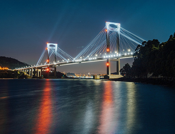 Beleuchtung Brücke SILL 